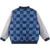 Kids French Terry Sleeve Bomber, Buffalo Check - Jackets - 5