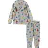 Kids Hooded Lounge Set, Grey Varsity - Mixed Apparel Set - 4