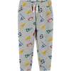 Kids Hooded Lounge Set, Grey Varsity - Mixed Apparel Set - 6