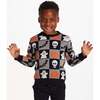 Kids Graphic Sweater, Spooky Sqaures - Sweaters - 4