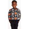Kids Graphic Sweater, Spooky Sqaures - Sweaters - 5