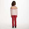 Kids Fair Isle Sweater W/Flare Legging Set, Beige Sunflower - Mixed Apparel Set - 4