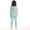 Kids Embossed Lounge Set, Aqua Bows - Mixed Apparel Set - 3