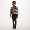 Kids Graphic Sweater, Spooky Sqaures - Sweaters - 6