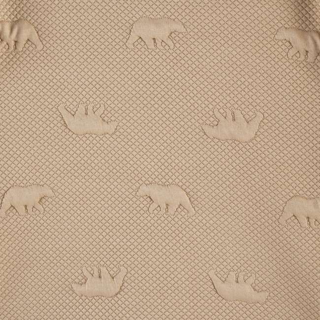 Kids Embossed Lounge Set, Taupe Bear - Mixed Apparel Set - 4