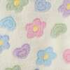 Kids Floral Plush Hoodie, White - Sweatshirts - 6