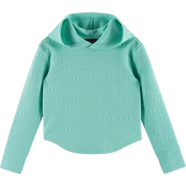 Kids Embossed Lounge Set, Aqua Bows - Mixed Apparel Set - 5