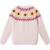 Kids Fair Isle Sweater W/Flare Legging Set, Beige Sunflower - Mixed Apparel Set - 6