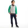 Kids Buttondown & Twill Pant Set, Grey Cardigan - Mixed Apparel Set - 2