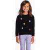 Kids Chenille Sweater & Legging Set, Smiles & Flowers - Mixed Apparel Set - 3