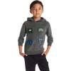 Kids Boys Hooded Sweater, Monster Truck - Sweaters - 2