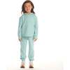 Kids Embossed Lounge Set, Aqua Bows - Mixed Apparel Set - 7