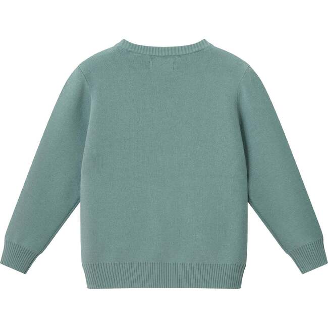 Kids Boys Sweater, Green Camper - Sweaters - 5