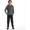 Kids Boys Hooded Sweater, Monster Truck - Sweaters - 5