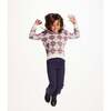 Kids Argyle Sweater & Ribbed Flare Pant Set - Mixed Apparel Set - 3