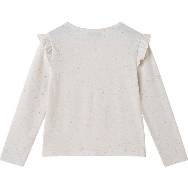 Kids Beige Speckled Graphic Tee & Bubble Skirt Set, Best Friends - Mixed Apparel Set - 7