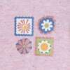 Girls Speckled Long Sleeve Tee| Pink Flowers - T-Shirts - 4