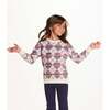 Kids Argyle Sweater & Ribbed Flare Pant Set - Mixed Apparel Set - 4