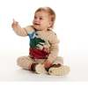 Infant Baby Sweater Set, Beige Dino - Mixed Apparel Set - 4