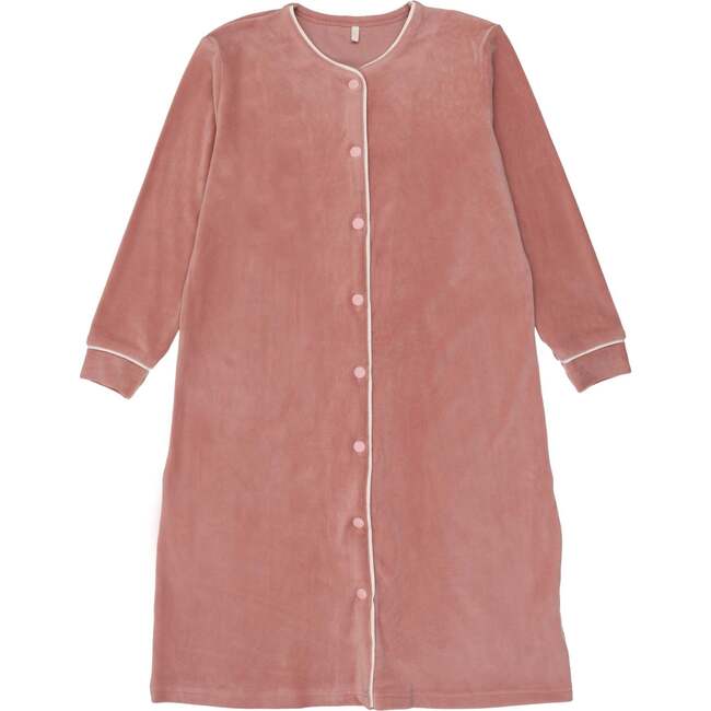 Velour Nightgown, Dusty Pink