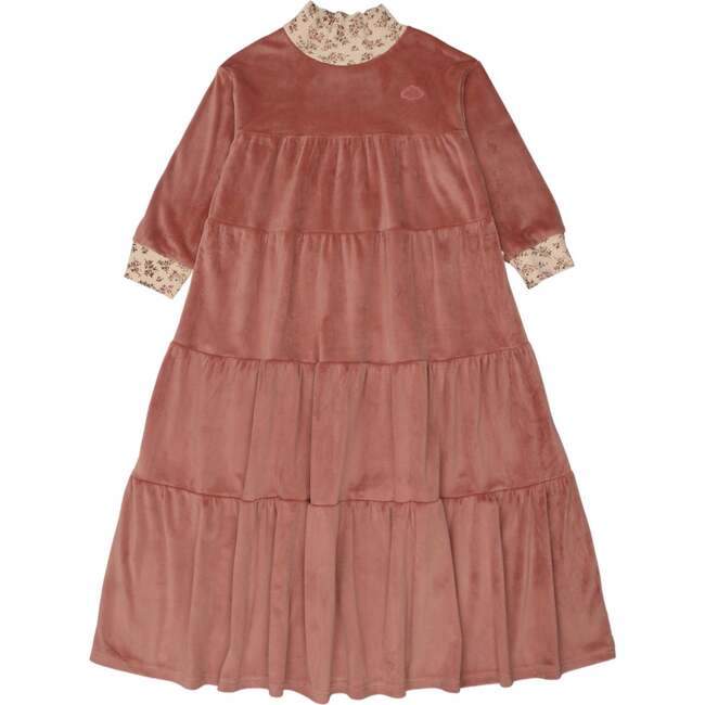 Velour Robe, Dusty Pink