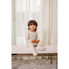 Vintage Bear Footie, Blue - Footie Pajamas - 3