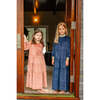 Velour Robe, Navy - Robes - 4