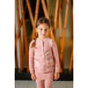 Velour PJ, Dusty Pink - Pajamas - 3