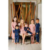 Velour Footie, Dusty Pink - Footie Pajamas - 4