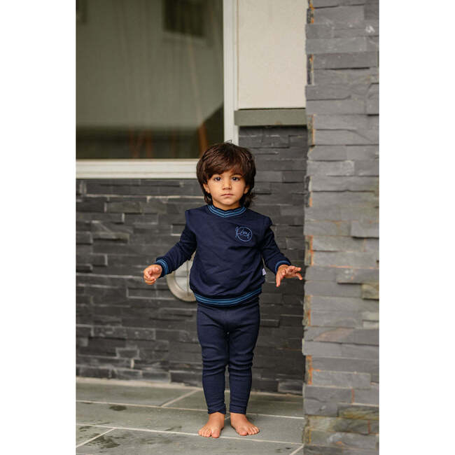 Varsity Set, Navy - Mixed Apparel Set - 2
