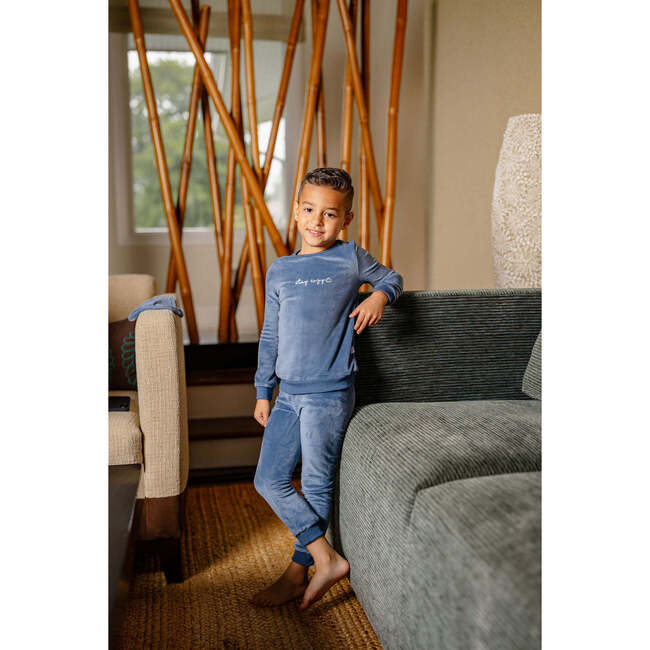 Stay Cozy PJ, Royal Blue - Pajamas - 2