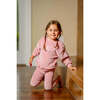 Velour Bunny Set, Pink - Pajamas - 4