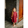Varsity Dress, Burgundy - Dresses - 2