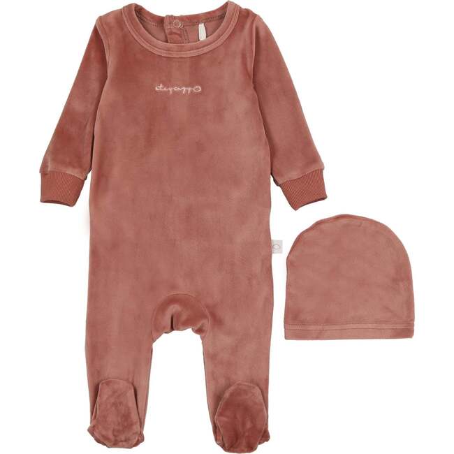 Stay Cozy Footie, Rose