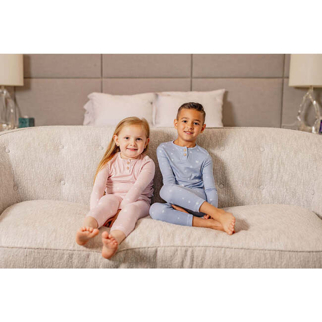 Snowflake PJ, Blue - Pajamas - 4