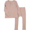 Ribbed Set, Blush - Mixed Apparel Set - 1 - thumbnail