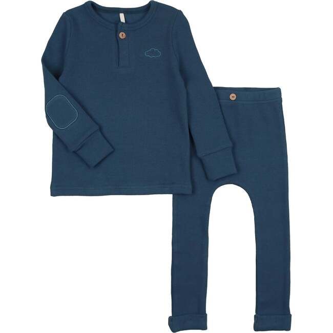 Ribbed Set, Blue