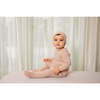 Ribbed Pocket Footie, Dusty Pink - Footie Pajamas - 3
