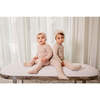 Ribbed Pocket Footie, Taupe - Footie Pajamas - 4