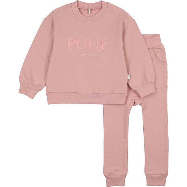 Pouf Sweatsuit, Pink