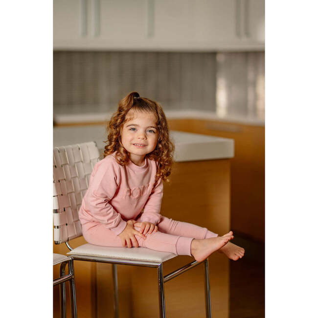 Pouf Sweatsuit, Pink - Mixed Apparel Set - 2