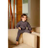 Pouf Embroidered Set, Dark Grey - Mixed Apparel Set - 2