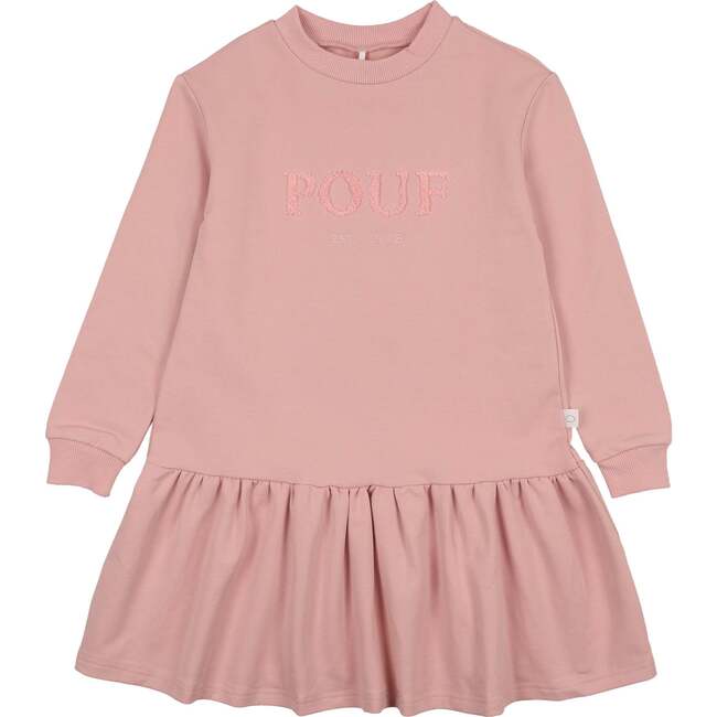 Pouf Sweater Dress, Pink