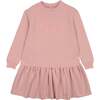 Pouf Sweater Dress, Pink - Dresses - 1 - thumbnail