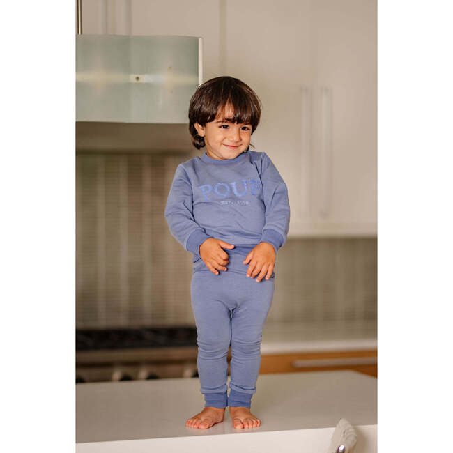 Pouf Sweatsuit, Blue - Mixed Apparel Set - 3