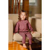 Pouf Embroidered Set, Berry - Mixed Apparel Set - 3