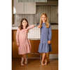 Pouf Sweater Dress, Pink - Dresses - 4