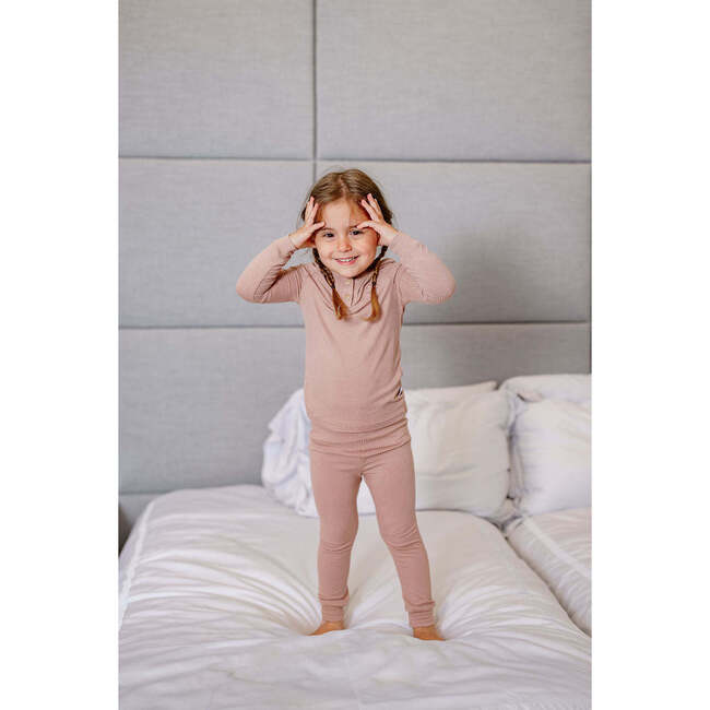 Henley PJ, Dusty Pink - Pajamas - 3