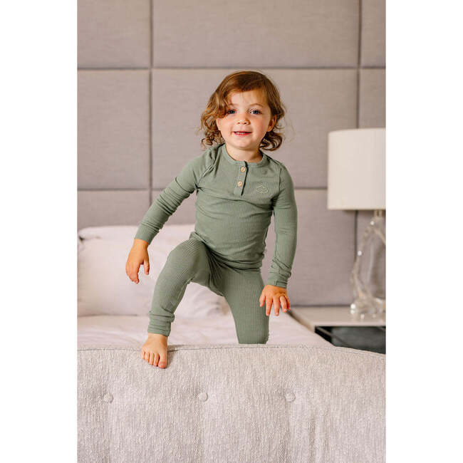 Henley PJ, Sage - Pajamas - 3