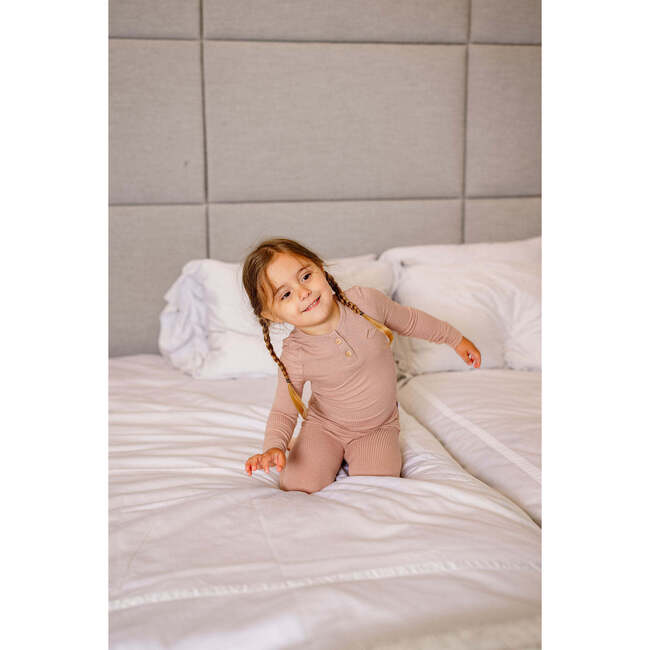 Henley PJ, Dusty Pink - Pajamas - 4